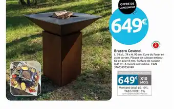 Mr Bricolage Brasero Cevenol offre