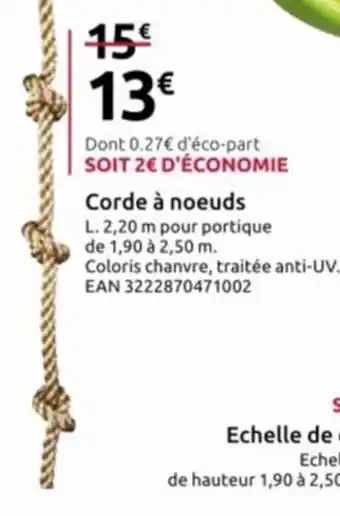 Corde à noeuds