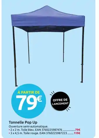 Mr Bricolage Tonnelle Pop Up offre