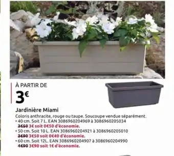 Mr Bricolage Jardinière Miami offre