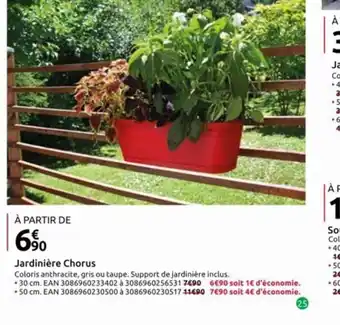 Mr Bricolage Jardinière Chorus offre
