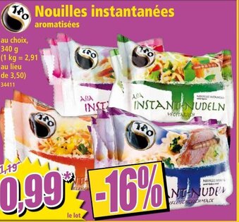 Norma Nouilles instantanées offre