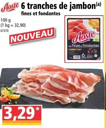 Norma 6 Tranches de Jambon offre