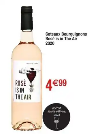 Cora x Carrefour Coteaux Bourguignons Rosé Is In The Air offre
