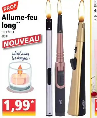 Norma Allume-feu long offre