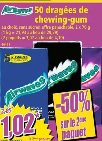 50 dragées de Chewing-gum