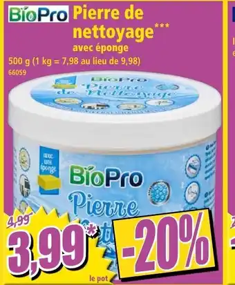 Norma Pierre de nettoyage offre