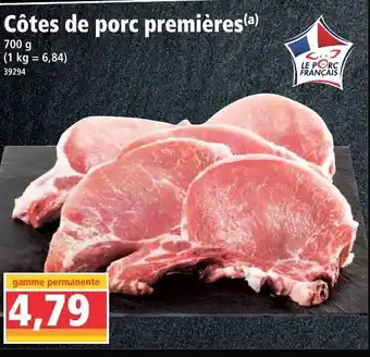 Norma Côtes de porc premières offre