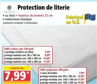 Norma Protection de literie offre