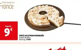 Auchan TARTE AU CITRON MERINGUÉE offre