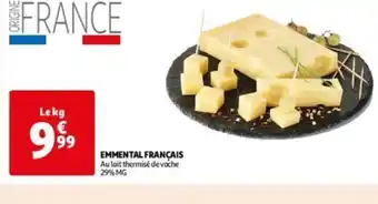 Auchan EMMENTAL FRANÇAIS offre
