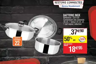 Cora x Carrefour BATTERIE INOX offre