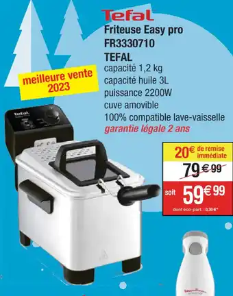 Cora x Carrefour Tefal Friteuse Easy pro offre