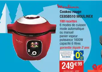 Cora x Carrefour Moulinex Cookeo rouge CE85B510 MOULINEX offre