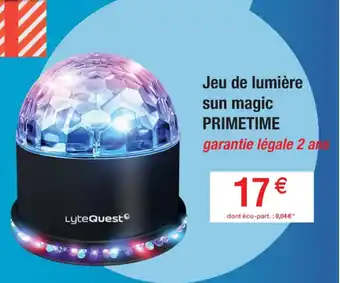 Cora x Carrefour Jeu de lumière sun magic offre