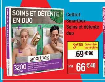 Cora x Carrefour Coffret smartbox soins et detente duo offre