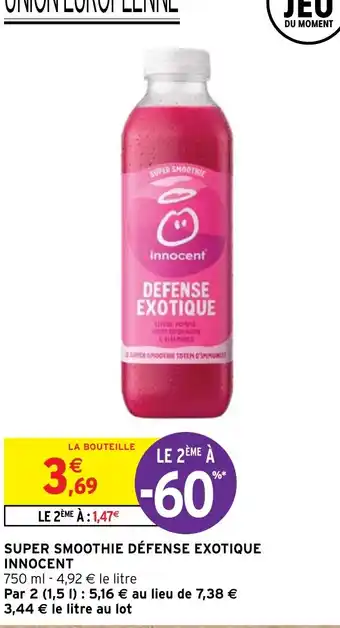 SUPER SMOOTHIE DÉFENSE EXOTIQUE INNOCENT