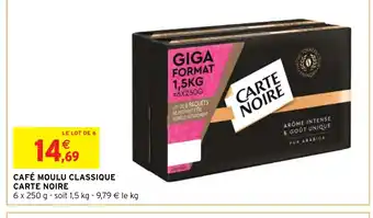 Intermarché CAFÉ MOULU CLASSIQUE CARTE NOIRE offre