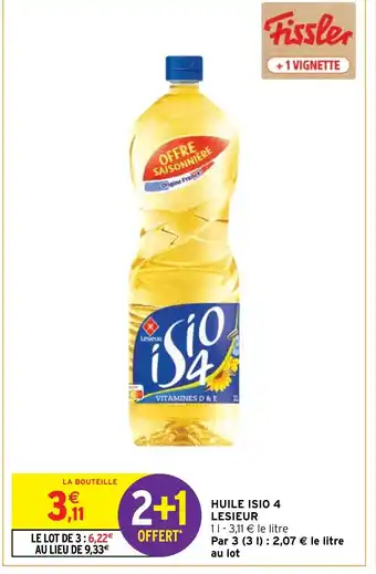 Intermarché HUILE ISIO 4 LESIEUR offre