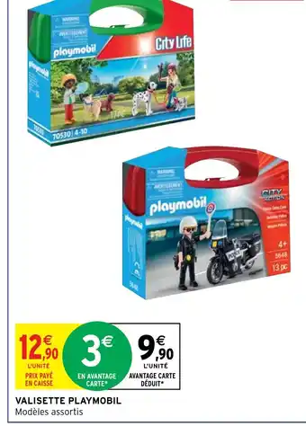 Intermarché VALISETTE PLAYMOBIL offre