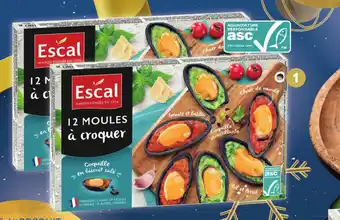 E.Leclerc 12 MOULES ASC À CROQUER offre