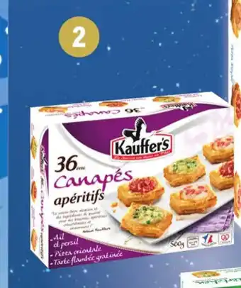 36 CANAPÉS APÉRITIFS SURGELÉS