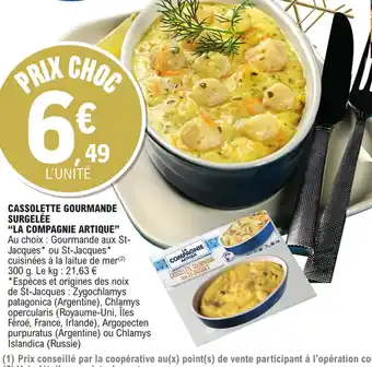 E.Leclerc CASSOLETTE GOURMANDE SURGELÉE offre