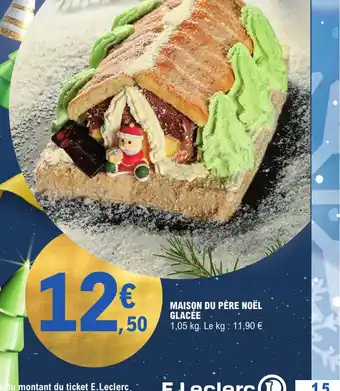 E.Leclerc MAISON DU PÈRE NOËL GLACÉE offre