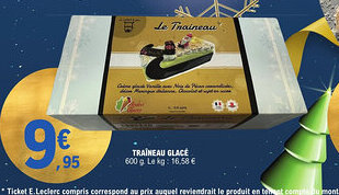 E.Leclerc TRAÎNEAU GLACÉ offre