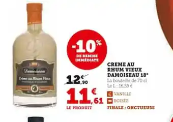 CREME AU RHUM VIEUX DAMOISEAU 18