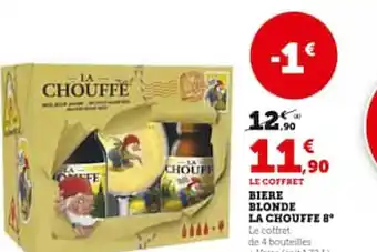 Super U LE COFFRET BIERE BLONDE LA CHOUFFE 8 offre