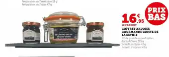 Super U COFFRET ARDOISE GOURMANDE COMTE DE LA SEYNIE offre