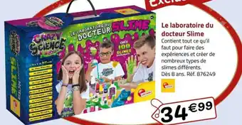 La Grande Récré Le laboratoire du docteur Slime offre