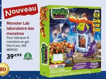 La Grande Récré Monster Lab laboratoire des monstres offre