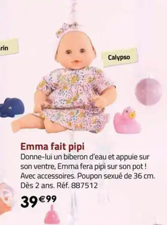 La Grande Récré Emma fait pipi offre