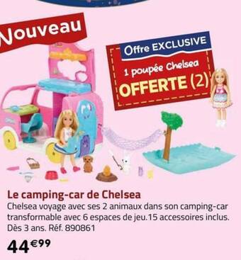 La Grande Récré Le camping-car de Chelsea offre