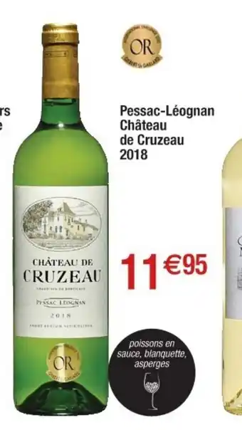 Pessac-Léognan Chateau De Cruzeau 2018