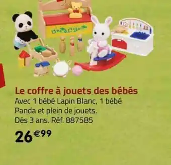 Le coffre à jouets des bébés