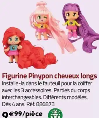 La Grande Récré Figurine Pinypon cheveux longs offre