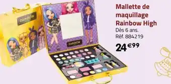 La Grande Récré Mallette de maquillage Rainbow High offre