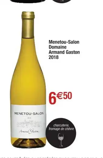 Cora x Carrefour Menetou-Salon Domaine Armand Gaston 2018 offre