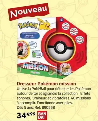 Dresseur Pokémon mission