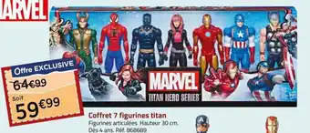 La Grande Récré Coffret 7 figurines titan offre