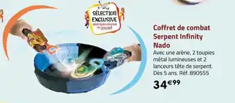 La Grande Récré Coffret de combat Serpent Infinity Nado offre
