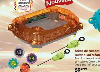 Arène de combat Beyblade Burst quad créatures