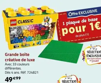 La Grande Récré Grande boîte créative de luxe offre