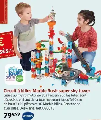 La Grande Récré Circuit à billes Marble Rush super sky tower offre