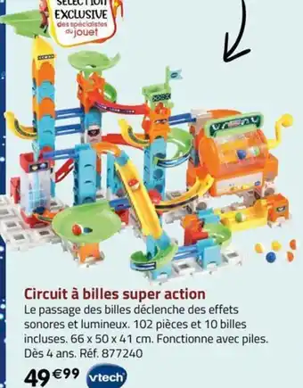 La Grande Récré Circuit à billes super action offre