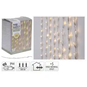 Ambiance rideau lumineux avec 220 led