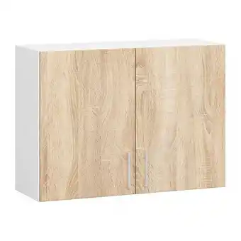 Bricorama Astra - meuble de cuisine haut mural style moderne - 80x58x30.5 - 2 portes - sonoma offre